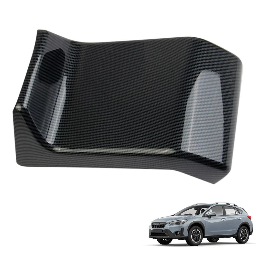 

Car Carbon Fiber Central Control Rear Armrest Anti-Kick Panel Cover Trim for Subaru XV 2017 2018 2019 2020 2021 2022