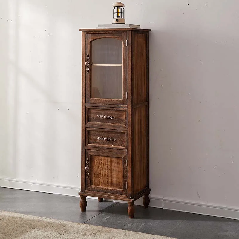 Американский полностью деревянный винный шкаф в европейском стиле домашний