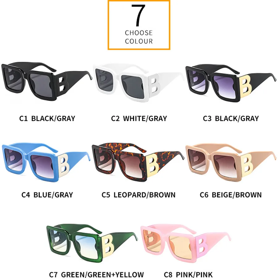 Модные дизайнерские Квадратные Солнцезащитные очки для женщин и мужчин в стиле