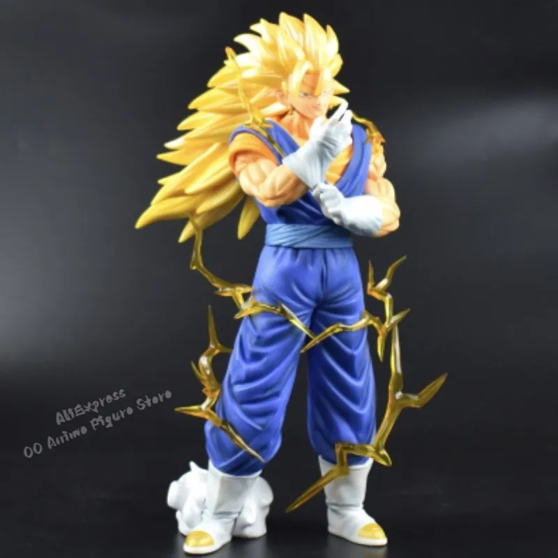 

41 Cm Ssj3 Vegeta Anime Characters Dragon Ball Action Figure Three-headed Pvc Collectible Statue Model Ornament Toy Gift