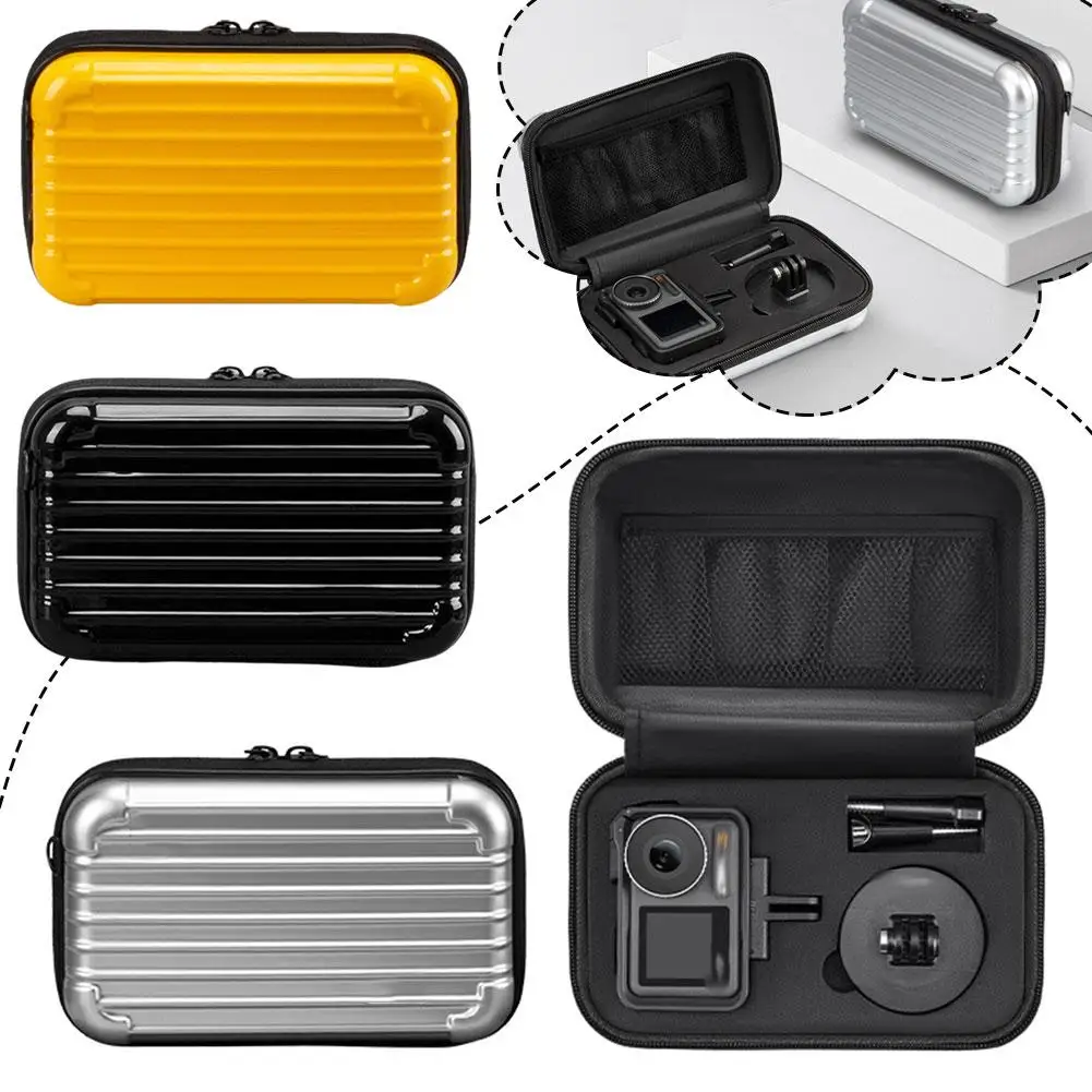Для DJI Action 5 Pro чемодан Жесткий корпус сумка для хранения портативный спортивный
