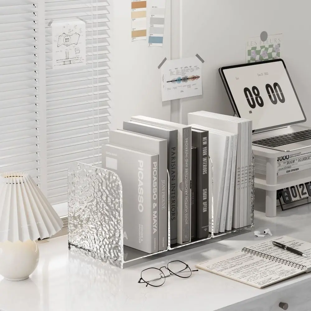 

Прозрачные подставки для книг Bookends