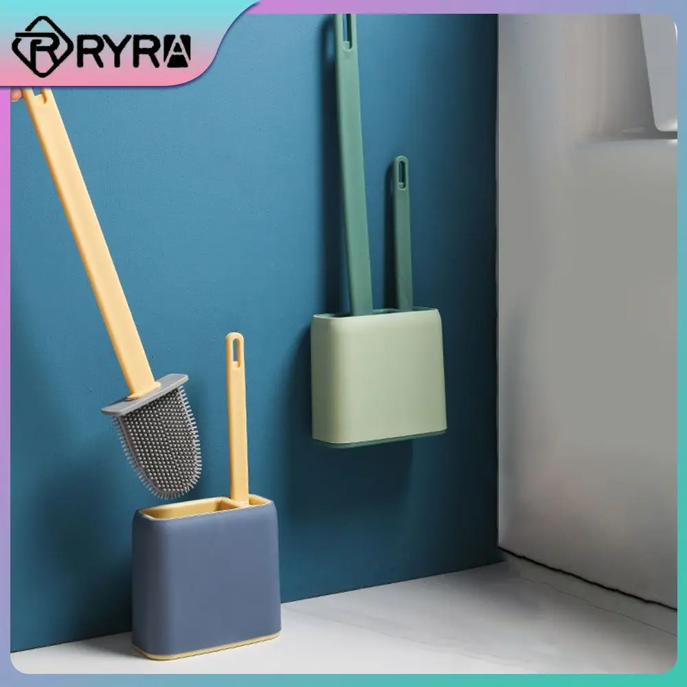 

Clean Without Dead Corners Toilet Brush Soft Cleaning Artifact Wall Hanging No Electrostatic Adsorption Of Dust And Impurities