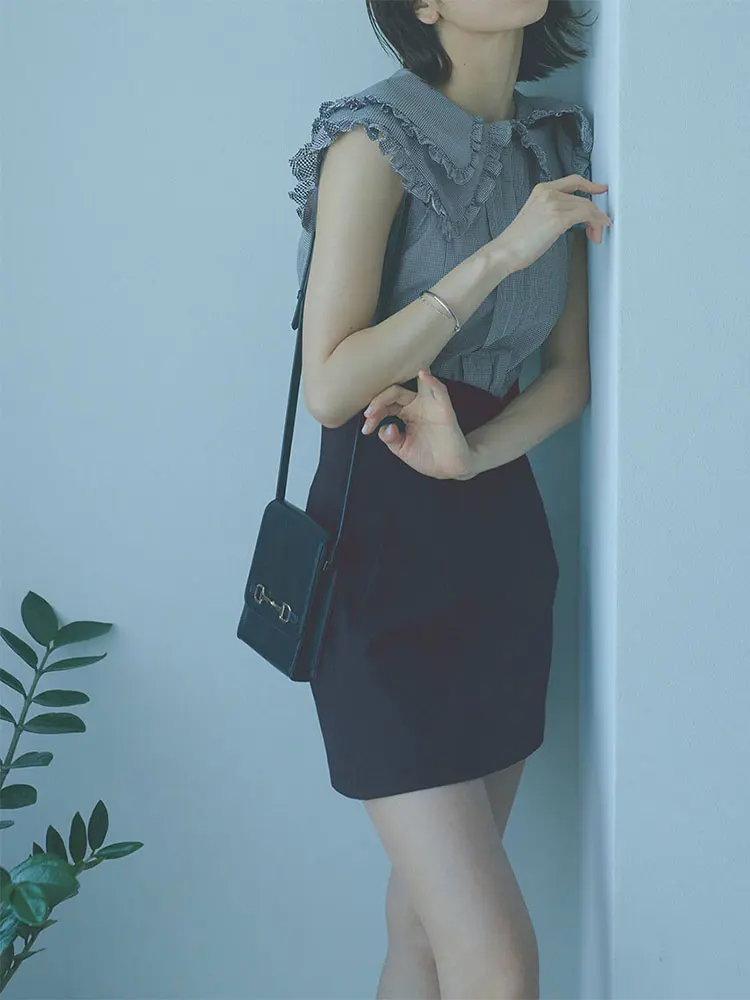 2022 New Solid  Slim Folds  Sexy Mini Skirts Summer Womens   Fashion Temperament Japan Style OL Business Attire