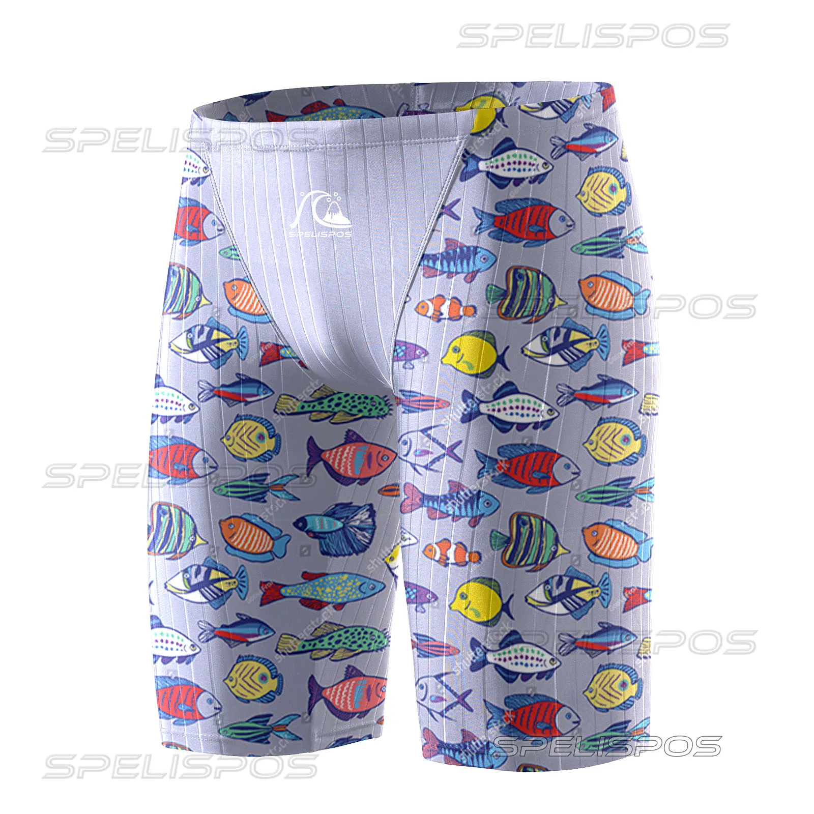 SPELISPOS Men Tights Swim Shorts Swimming Trunks Sport Swimwear Training Pants Swimsuit Diving Summer Beach Surfing  Quick Dry