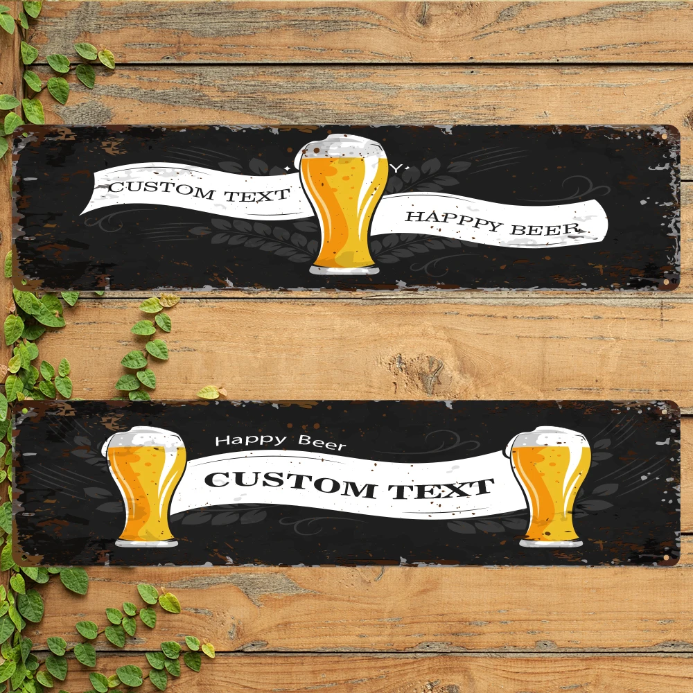 Персонализированный металлический уличный знак