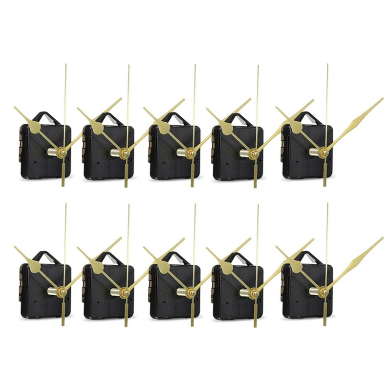 

40Pcs DIY Silent Movement Spindle Hands Wall Quartz Clock Movement Mechanism Repair Tools Part Clock Kit
