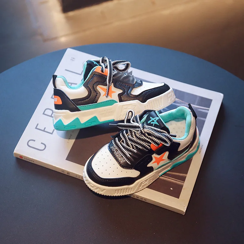 Autumn Fashion Colorful Platform Sneakers Kids Designer Shoes Outdoor Breathable Children's Sports Shoes Boys basket enfant 2022