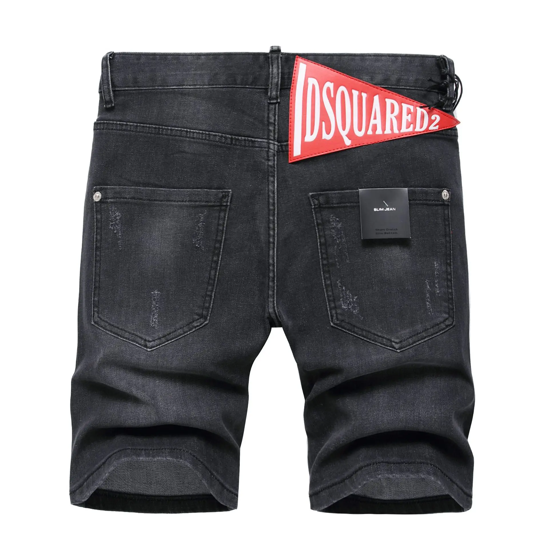 

Джинсовые шорты DSQUARED2 мужские, летние, прямые, рваные, джинсы в уличном стиле, большого размера