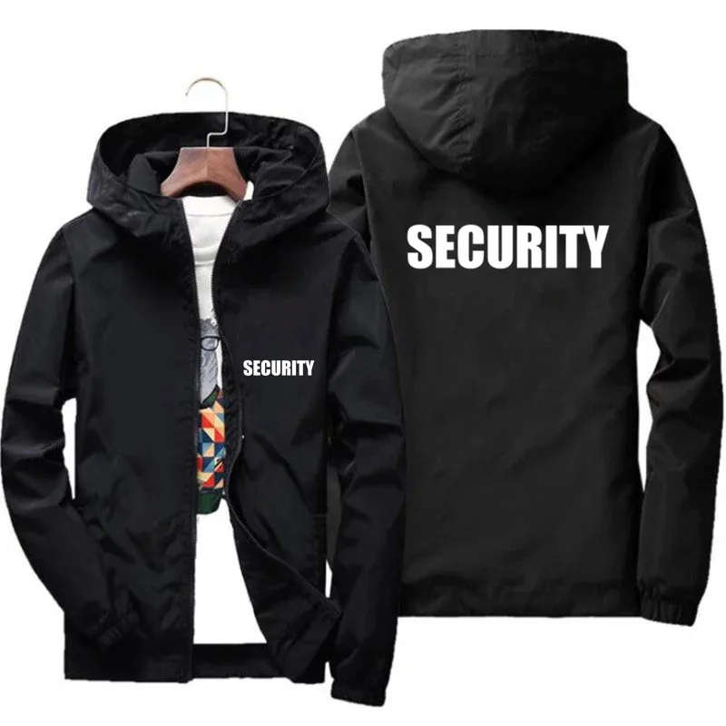 

Parent-Child Jacket Boys Girls SWAT Security Windbreaker pilot Thick Parkas Clothing Men's Zipper Bomber Jacket Coat Plus Size