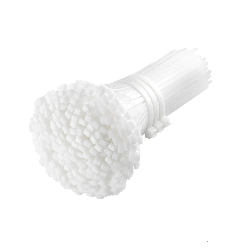 Самоблокирующийся пластиковый нейлоновый галстук черный застежка-молния