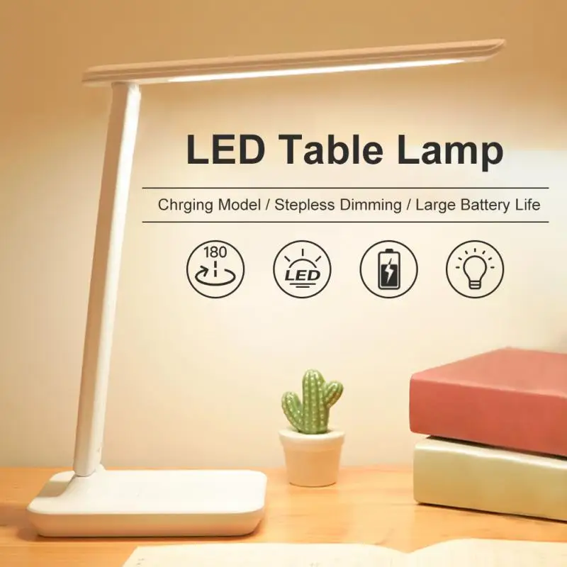 

Foldable USB Desk Lamp Home Office Eye Protection Touch Control Table Light 3 Brightness Levels Indoor Study Night Lighting