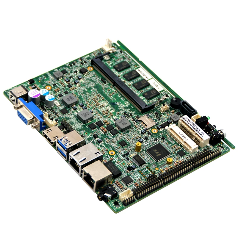 

Channel DDR4 Industrial Embedded 3965U Support Core 7th Mobile Serial Processor 2*Lan 6*Com Dual Display Mini Motherboard