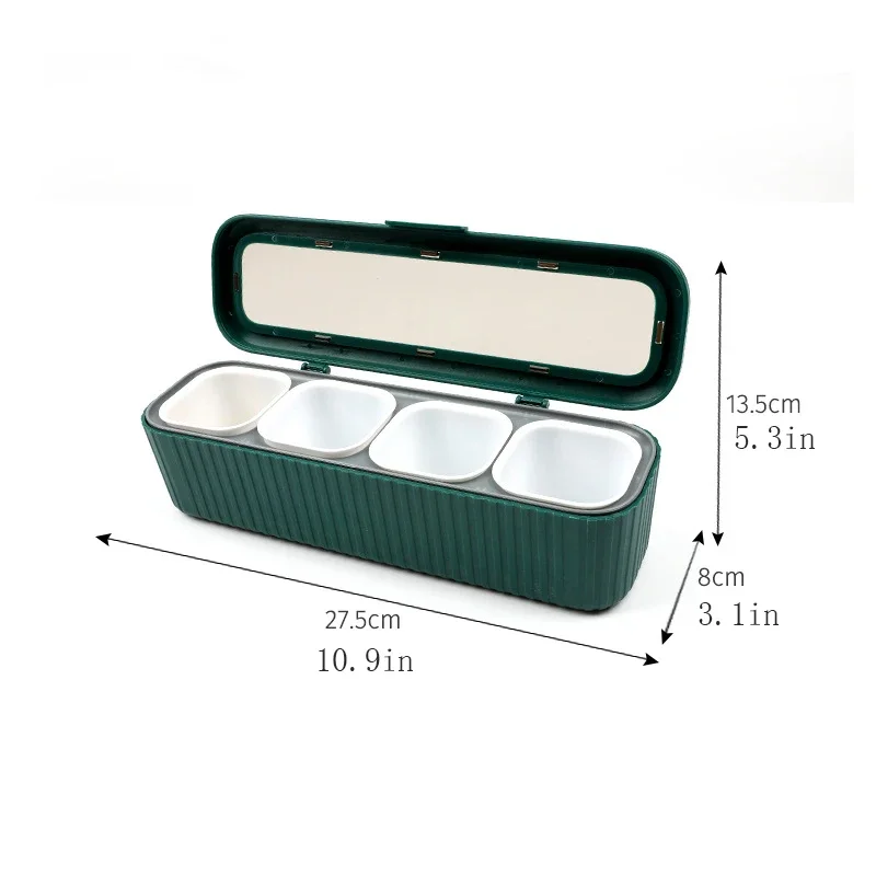 Набор для приправ отдельные приправы 4 в 1 герметичный набор бытовая влагостойкая