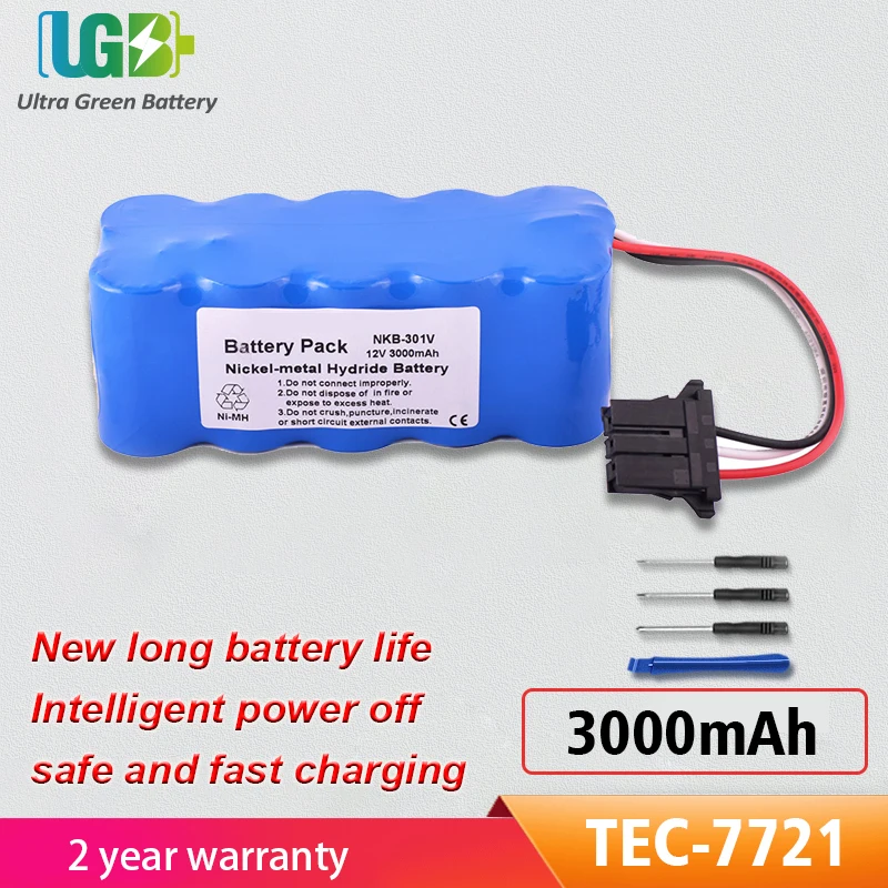 UGB Новый TEC-7721 Аккумулятор для NIHON KOHDEN MD-BY01 X065 TEC-7621 TEC-7631 TEC7731 X065 NKB-301V аккумулятор