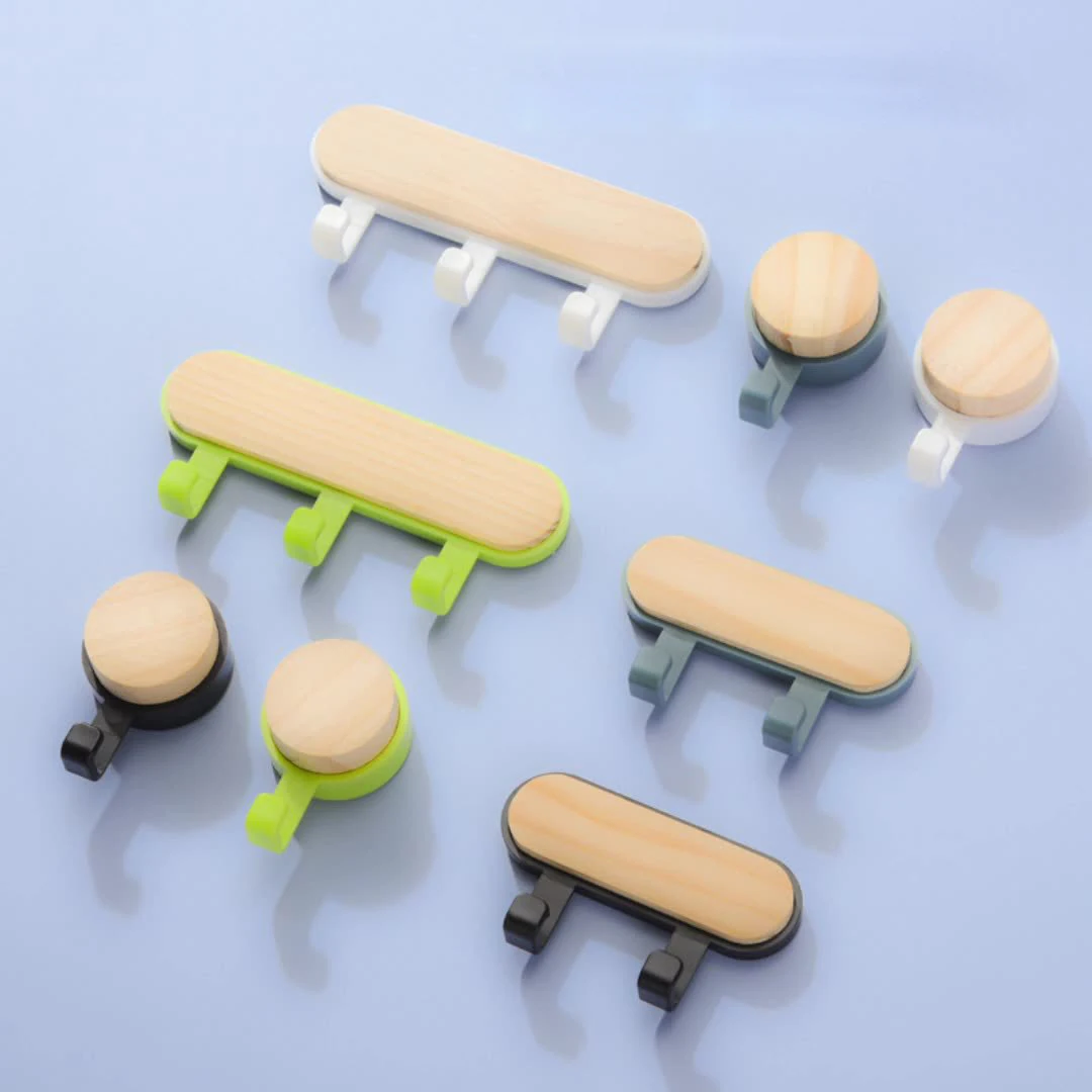 

Деревянные крючки для пальто, вешалки для сумок, шляп, настенный крючок, держатель для ключей для одежды, аксессуары для украшения дома для х...