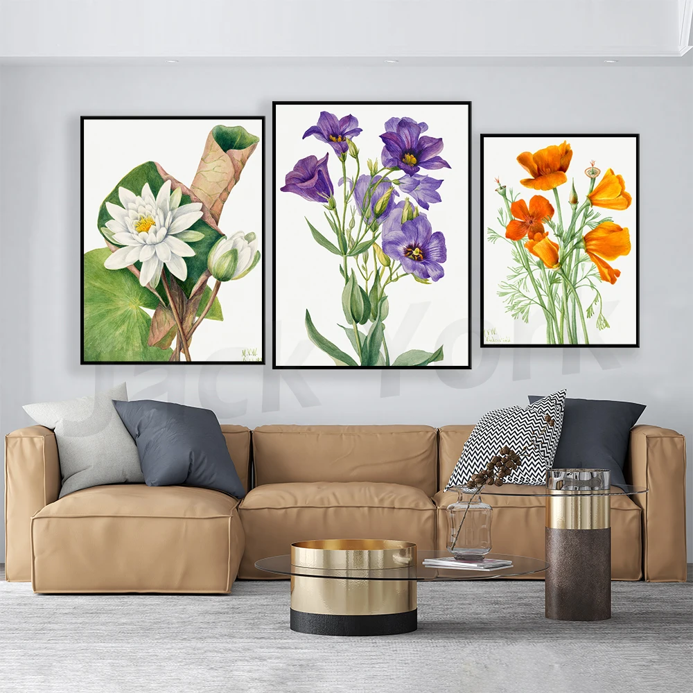 Печать на холсте &quotМак Цветок&quot ReachMani