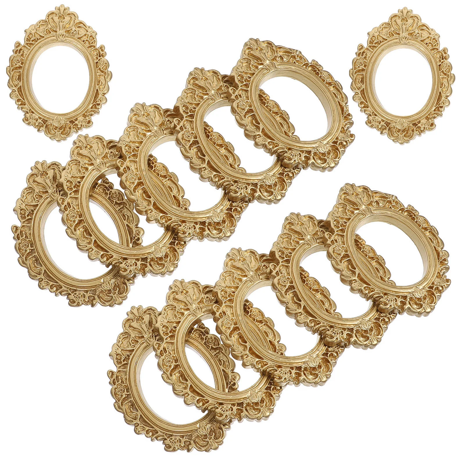 

Mini Picture Frames Wall Hanging Compact Resin Frame Mini Retro Picture Frames Miniature Photograph