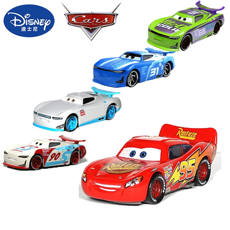 Disney Pixar Cars 2 3 Alloy Model Toy Car Anime Figure Sally Carrera Mater McQueen 1:55 Diecast Vehicle Kids Toys Christmas Gift