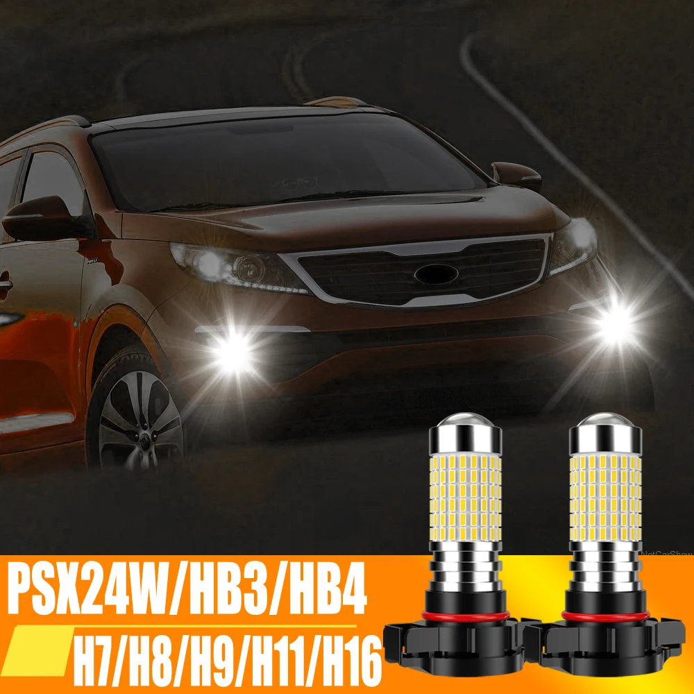 

H16 светодиодный H11 H8 Автомобильные фары s мини размер светильник 5202 6000K PSX24W лампа H9 9004 9005 HB3 9006 12000LM Противотуманные фары диоды супер яркие