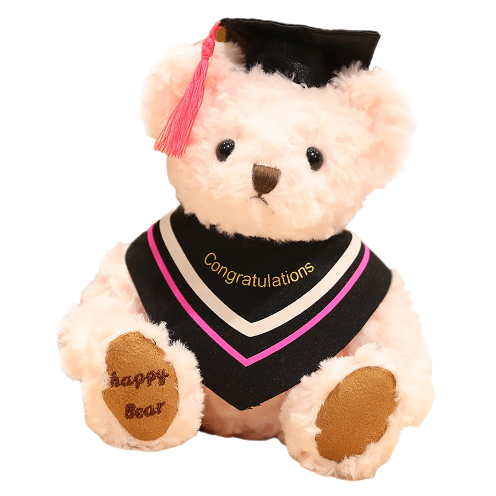 

2022 Graduation Plush Toys Soft Stuffed AnimalBear With Cap Plush Stuffed AnimalBear Toys Student Gift