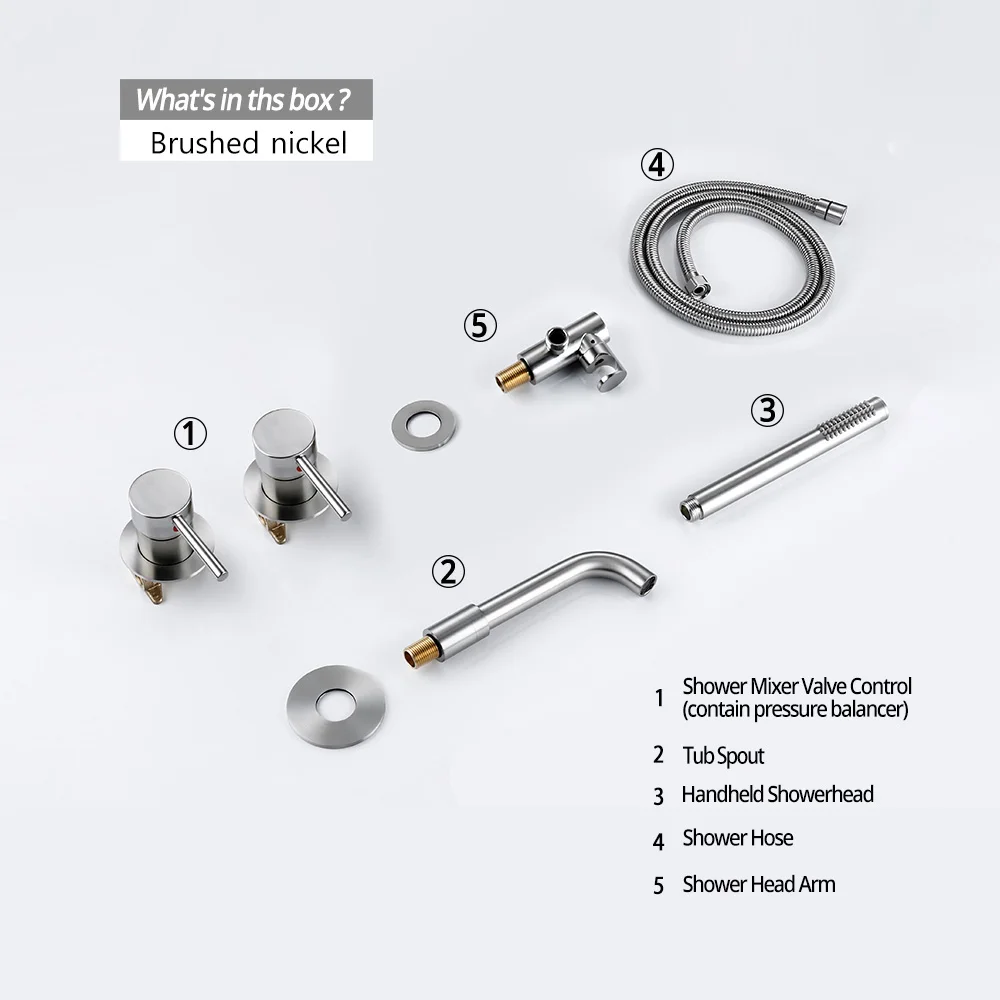 

Смеситель для душа набор для душа горячей и холодной 2 Way Diverter смеситель для душа твердая латунь с 150 мм/210 мм/260 мм смеситель для душа