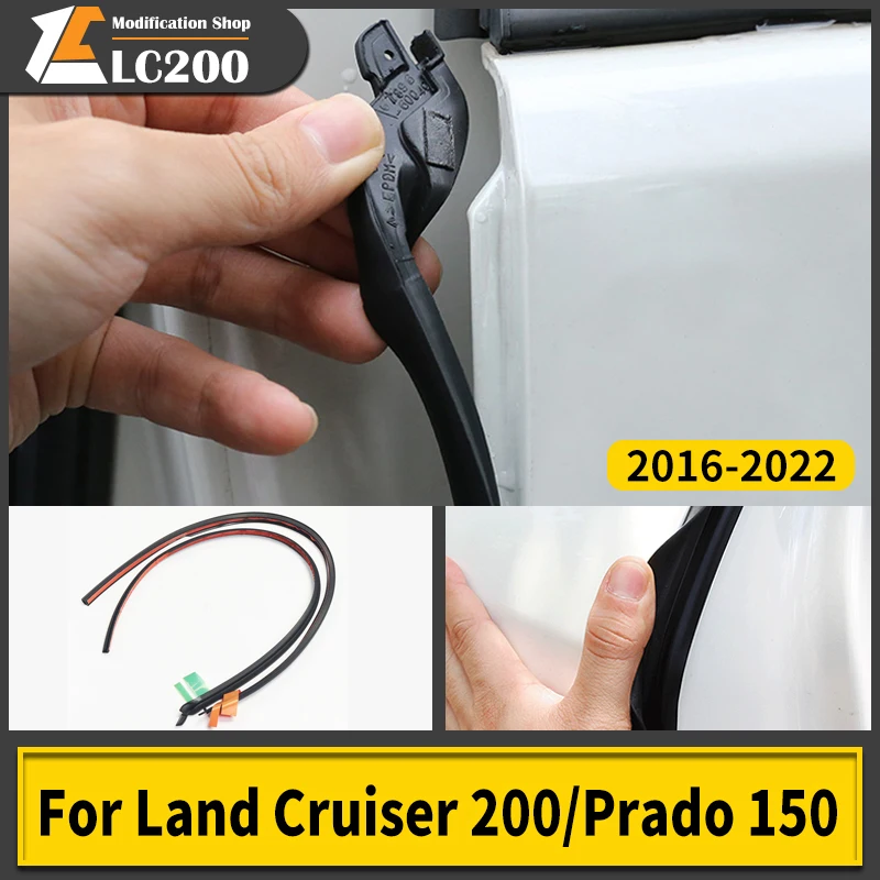 For Toyota Land Cruiser 200 Prado 150 Car Door B pillar Sealing Strip LC150 LC200 Exterior Modification Accessories 2021 2020