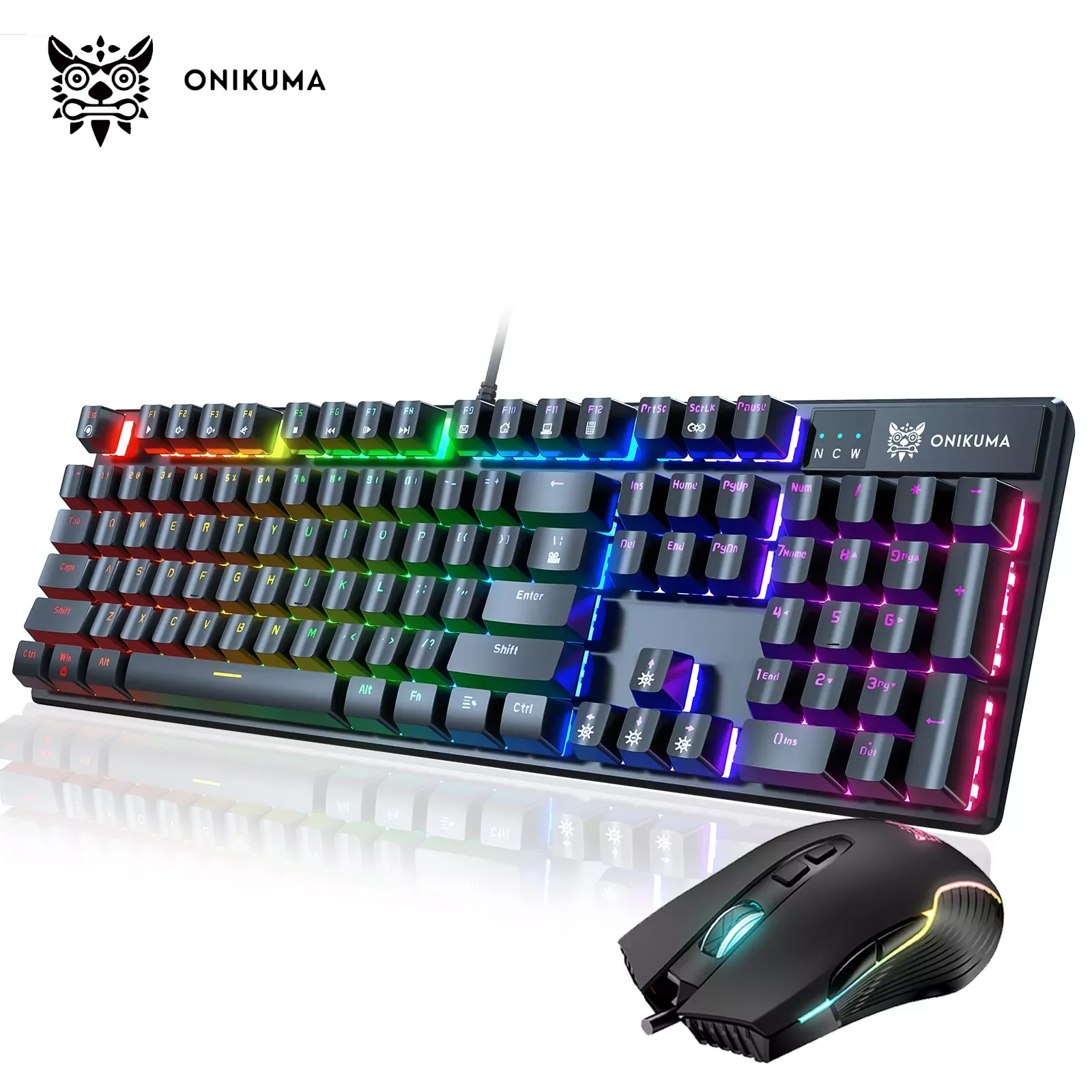 

USB Mechanical keyborad +gaming mouse mice,104-key keyboard + RGB backlit mouse,for gaming、pc gamer