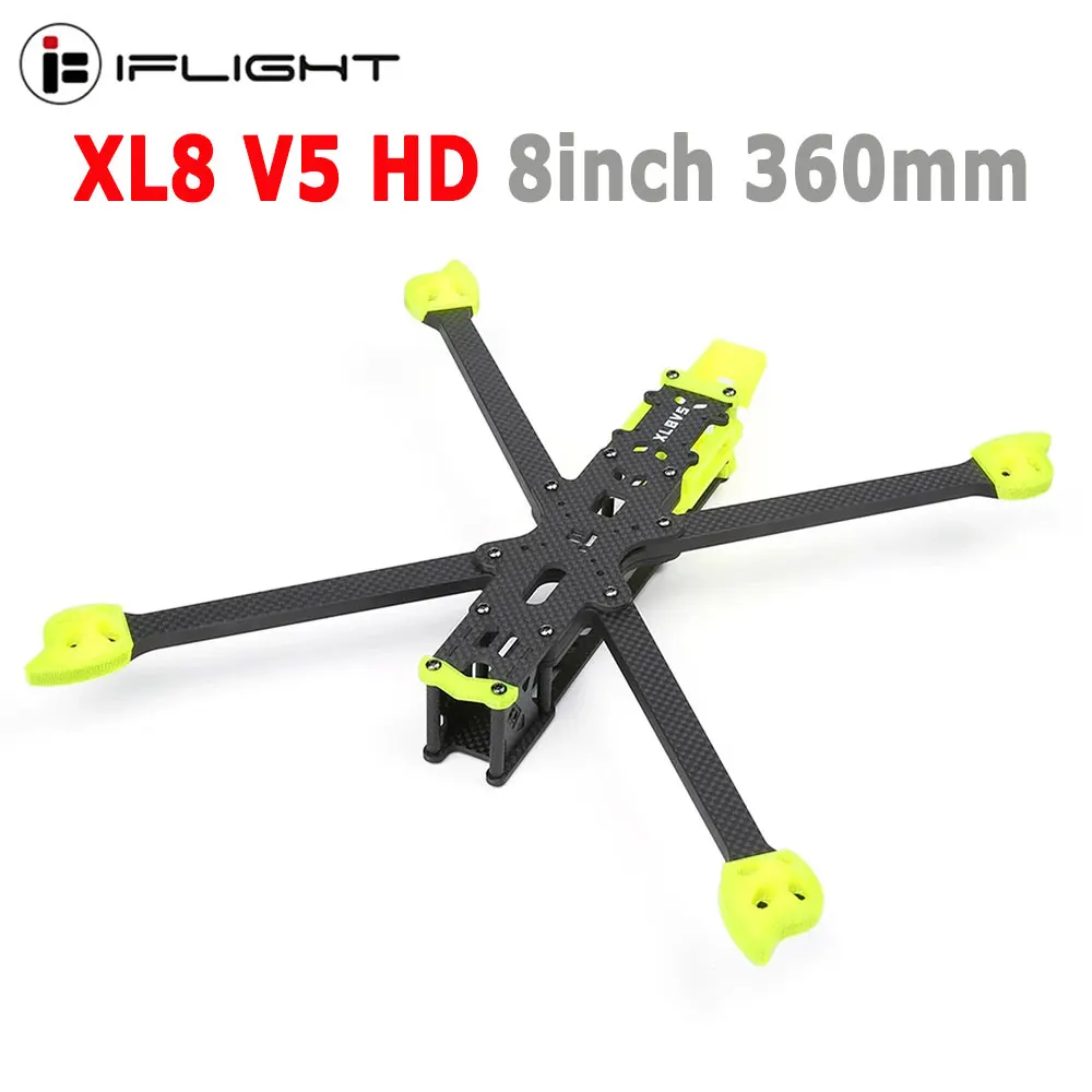 

IFlight XL8 V5 HD 8inch 360mm Long Range FPV Frame W/ 7mm arm compatible SucceX-E mini F7 stack 2806 series motor for RC Drone