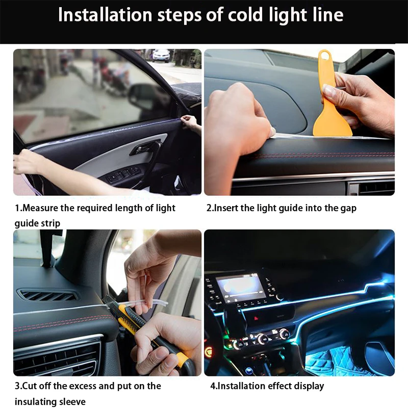 Подсветка для салона автомобиля rgb-подсветка светодиодная подсветка лента