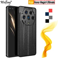 for honor magic 4 ultimate case for honor magic4 ultimate bumper housings leather silicone back case for honor magic 4 ultimate