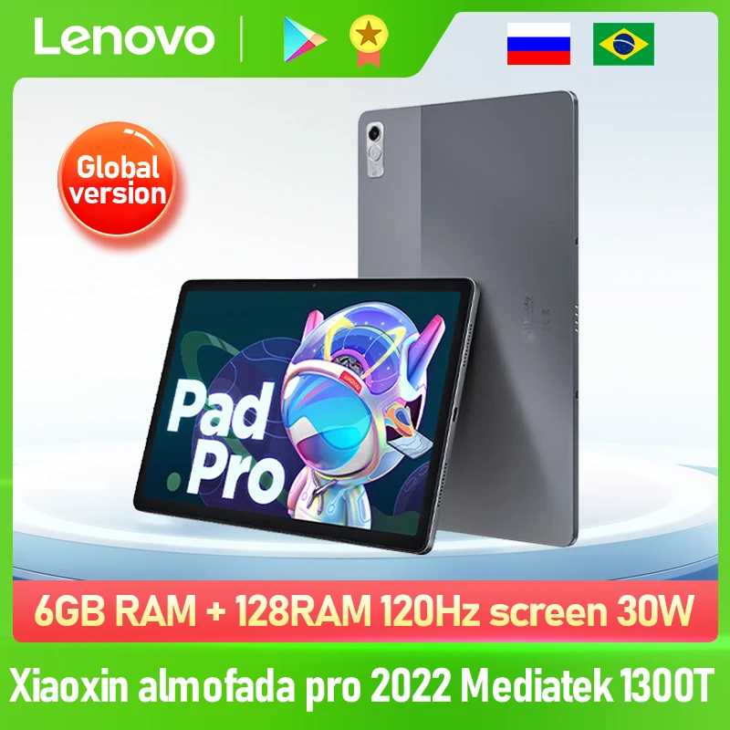 Lenovo xiaoxin tablet xiaoxin pad PRO 2022 MediaTek 1300T 6GB RAM+128RAM 120Hz Screen 30W Fast charging