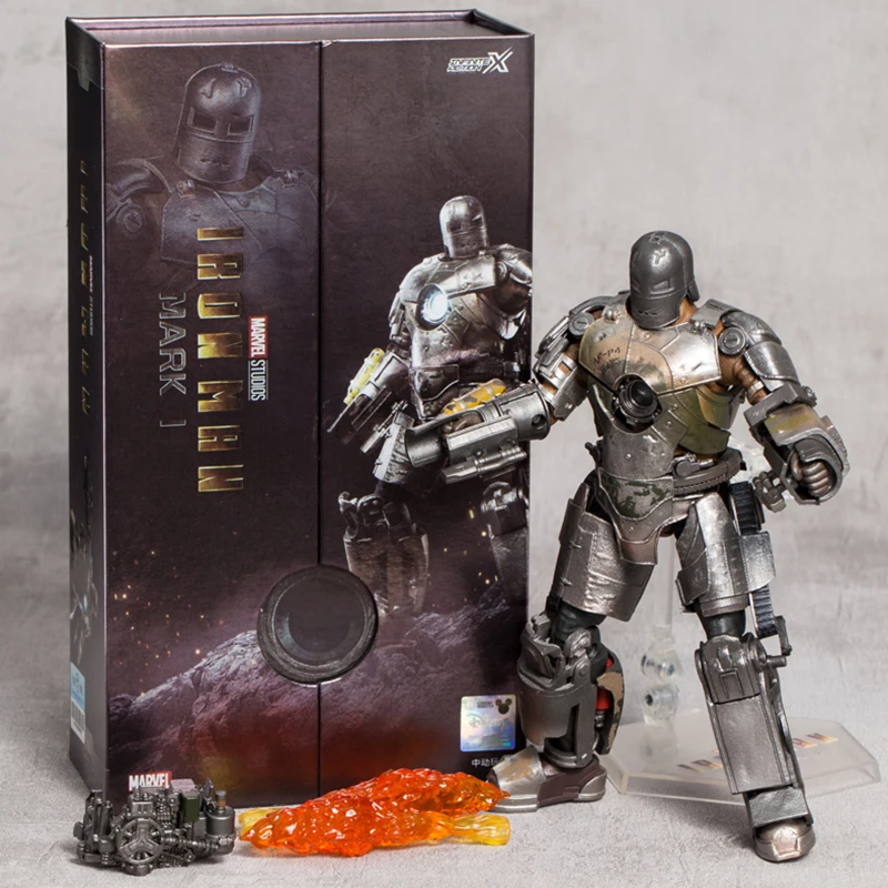 

ZD игрушки ЖЕЛЕЗНЫЙ ЧЕЛОВЕК Марк I MK1 Коллекционная экшн-фигурка в масштабе 7 дюймов
