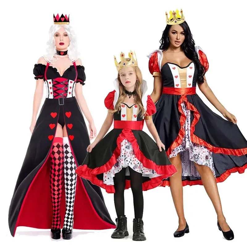 Детские костюмы для девочек на Хэллоуин карнавал фотообои в стране чудес платье