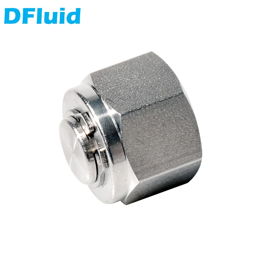 SS316L Tube Fitting PLUG Cap 1/8 1/4 3/8 1/2 3/4 inch 3 4 6 8 10 12 16 25mm LOK PLUG 3000psig Stainless Steel replace Swagelok