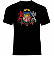 coat of arms of the latvia latvian arms flag mens t shirt summer cotton short sleeve o neck unisex t shirt new s 3xl