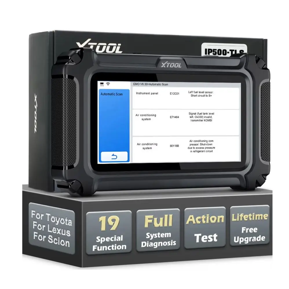 Фото Новый диагностический сканер IP500 TLS CAN FD Bi-Directional OBD2 для автомобилей Toyota/Lexus/Scion с 19+ сервисными функциями и считывателем кодов OBD2 №1