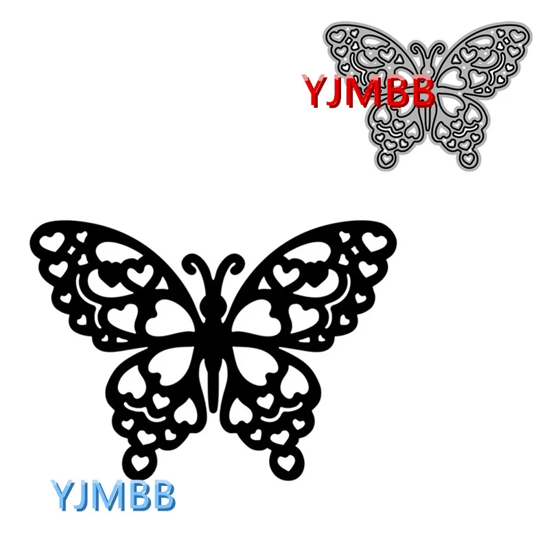

YJMBB 2022 New Verschillende Mooie Vlinders #10 Metal Cutting Dies Scrapbook Album Paper DIY Card Craft Embossing Die Cutting