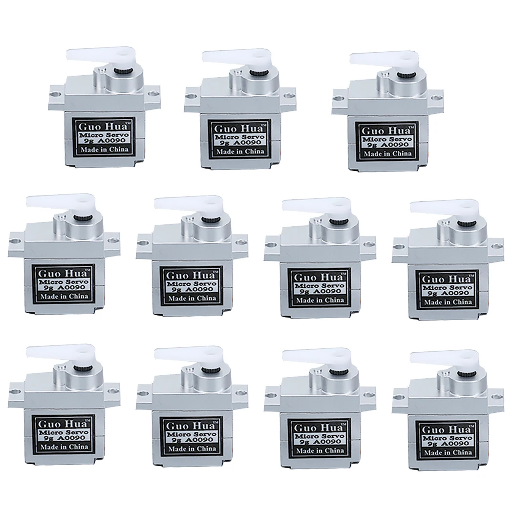 

2/4/5/10PCS All Metal Gear 9g Micro Servo Metal housing For Rc Helicopter Plane Boat Car Trex 450 RC Robot