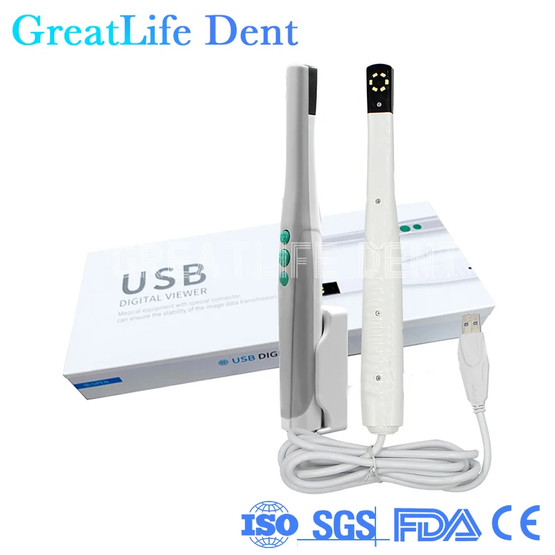 

GreatLife Dent NEW Dynamic 4 Mega HD Pixels 6-LED Dental Intraoral Intra Oral Camera USB 2.0 dentistry tools