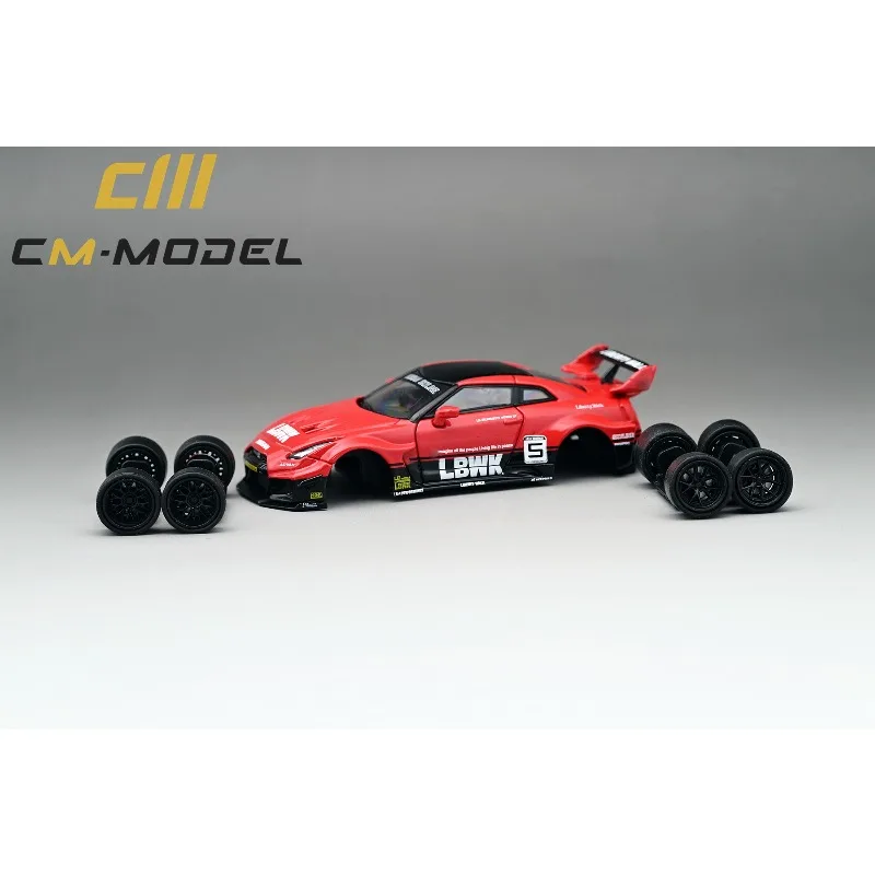 1:64 Nissan GTR R35 силуэт со сменными колесами, модель автомобиля из литого под давлением сплава, для подростков, для игр, подарок на день рождения. (art.: 3920d0cd331a9) - 3920d0cd331a9