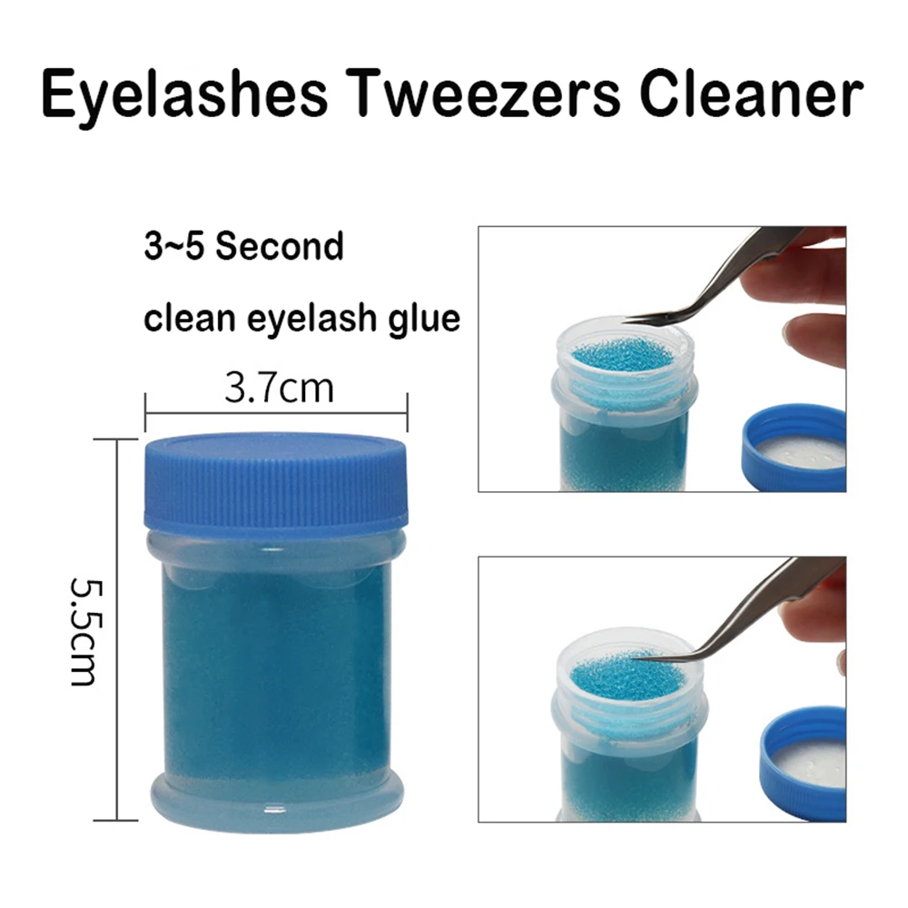 

Профессиональный жидкий Пинцет для снятия клея с ресниц, губка для чистки и макияжа, 30 мл, одна бутылка