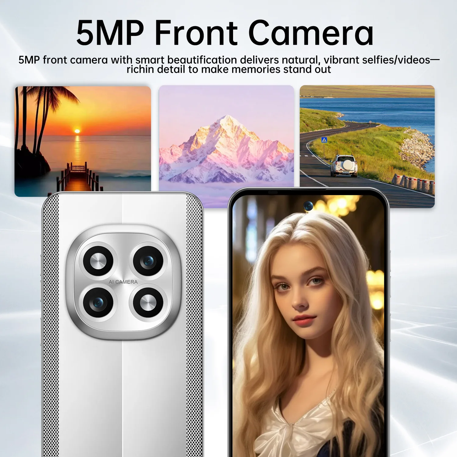 Фото Смартфон IVMI 2026 Hot Note15 Pro, 6.6'', Android 10, 3 ГБ ОЗУ, 16 ГБ ПЗУ, Face ID, 4G, Google Play Store №3