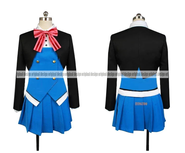 Kin-iro Mosaic Shinobu Omiya Karen Kujo Honoka Matsubara Clothing Cosplay Costume Customized Accepted