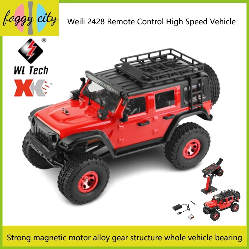 

New Product Weili 2428 Remote Controlled High-speed Vehicle 1:24 Electric Off-road Climbing Car Model Remote Controlled Toy Car