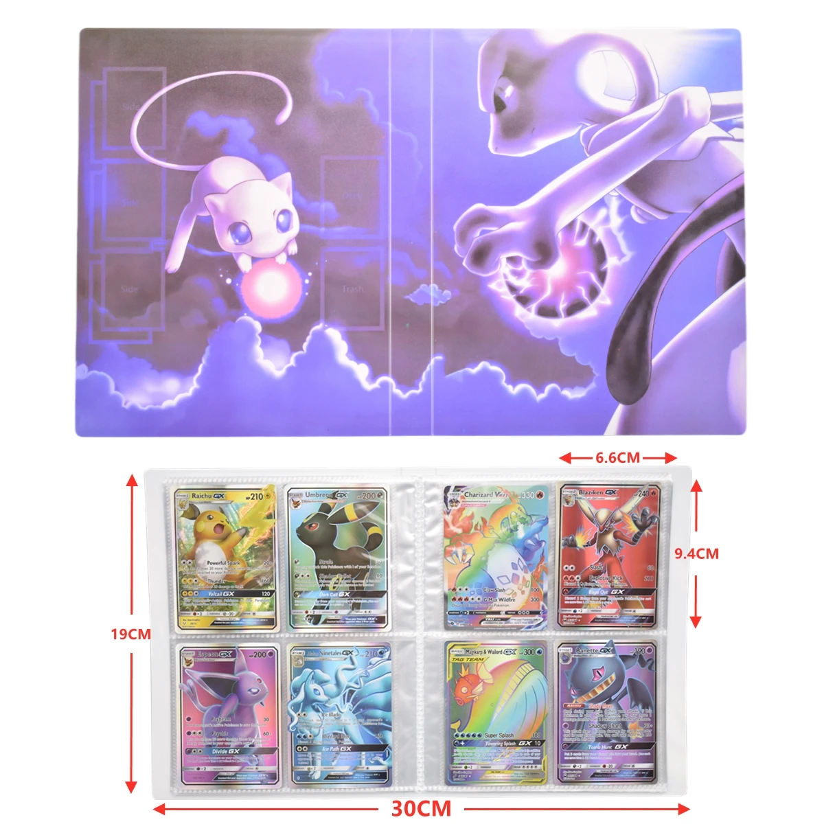 

Pokemon Cards Album Book Cartoon TAKARA TOMY Anime New 240 Pack Game Cards VMAX Holder Collection Folder Kids Cool Toy Gift KA