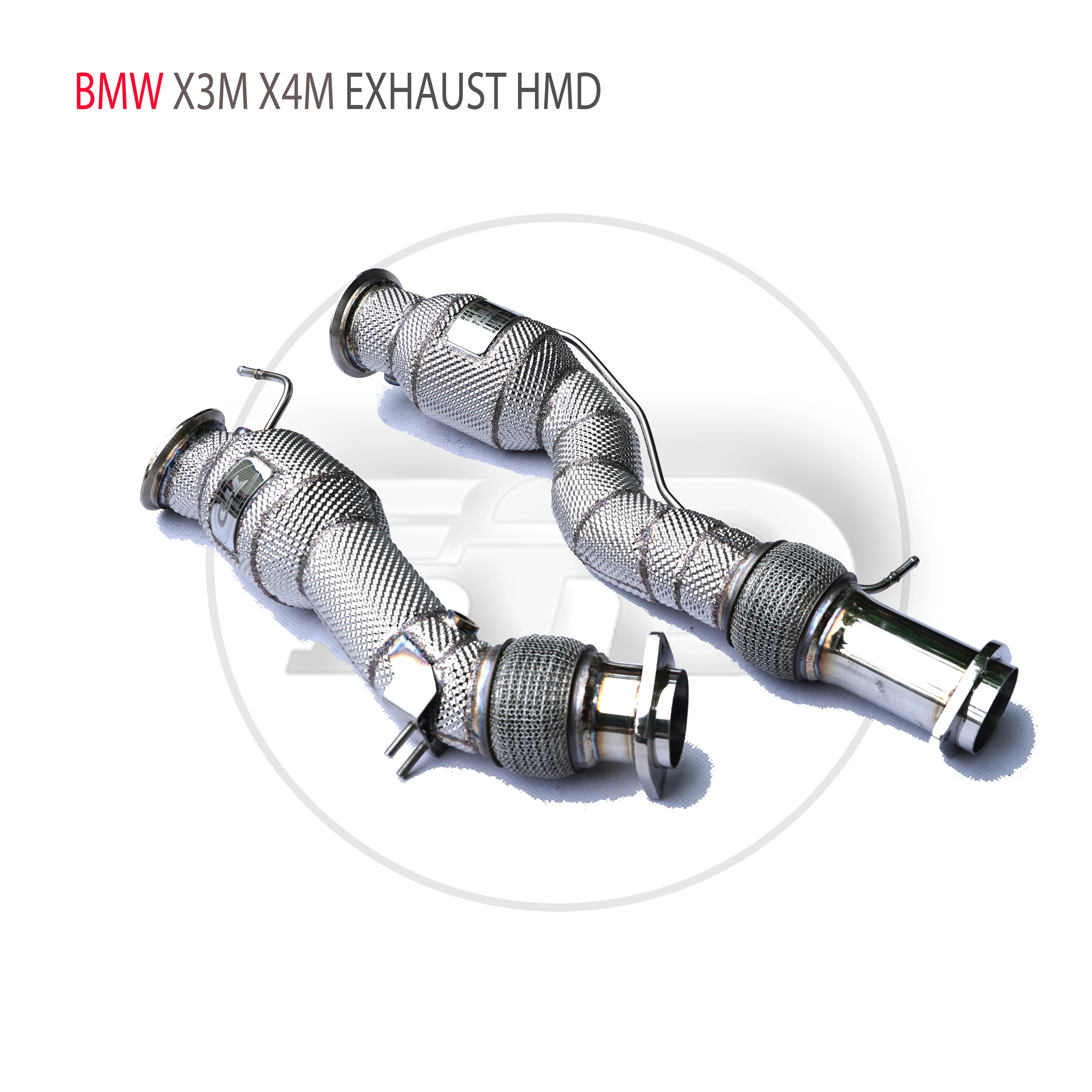 

HMD автомобильные аксессуары, выхлопная система, высокая производительность потока, водосточная труба для BMW X3M X4M с каталитическим конвертером