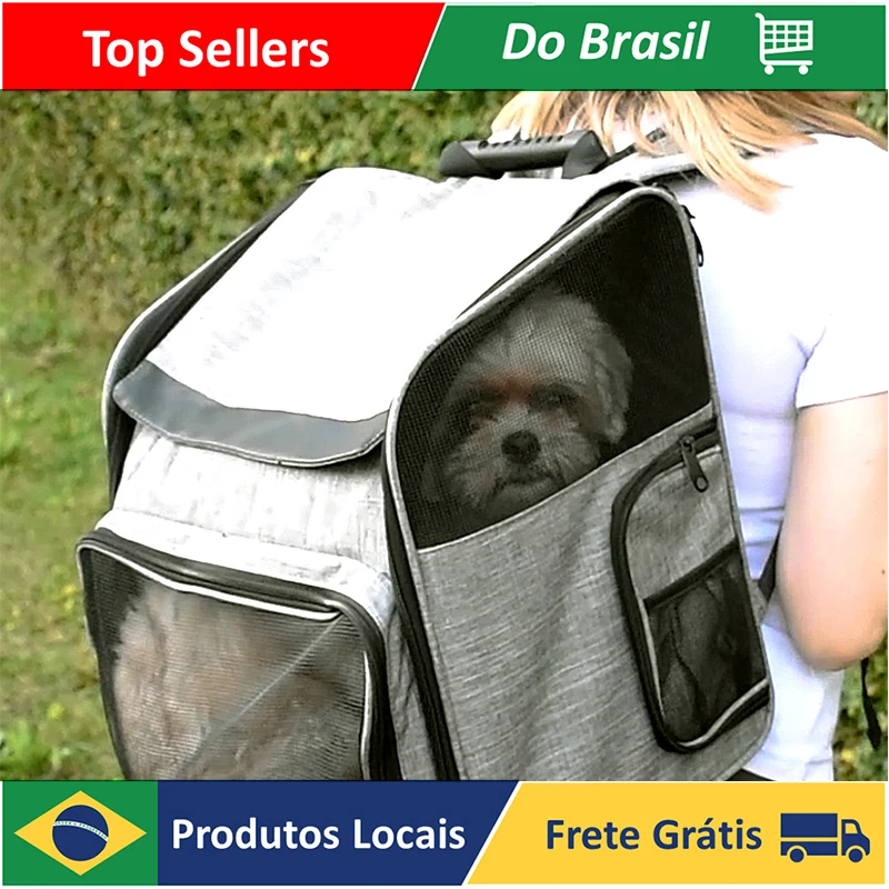 

Pet Cat Carrier Bag Breathable Outdoor Travel Front Bag Mesh Backpack With Safety Zippers Cat Carrier Shoulder Bag Pet Supplies