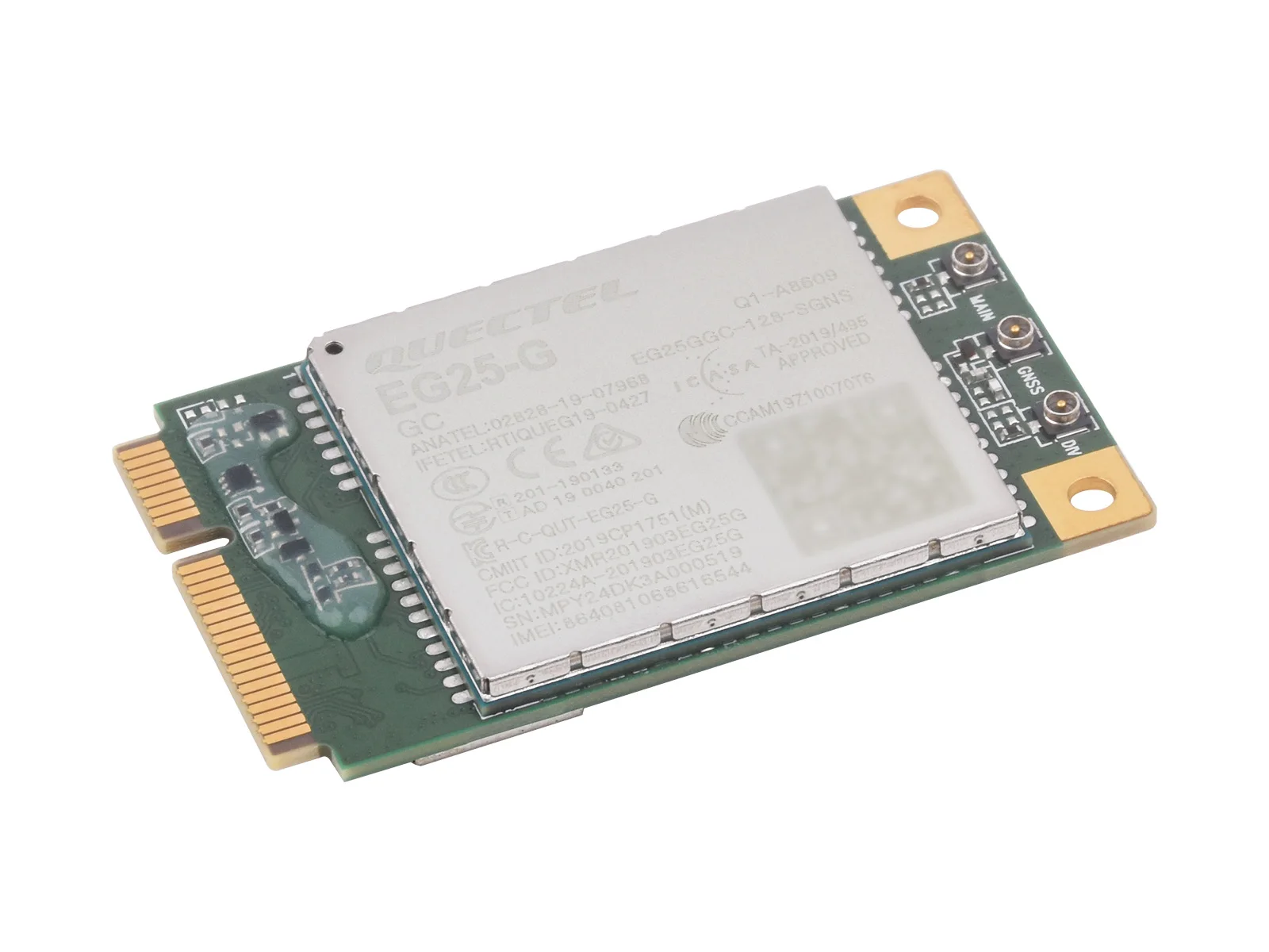 Модуль Quectel EG25-G mPCIe модуль LTE Cat 4 с форм-фактором мини-карты PCI Express поддерживает