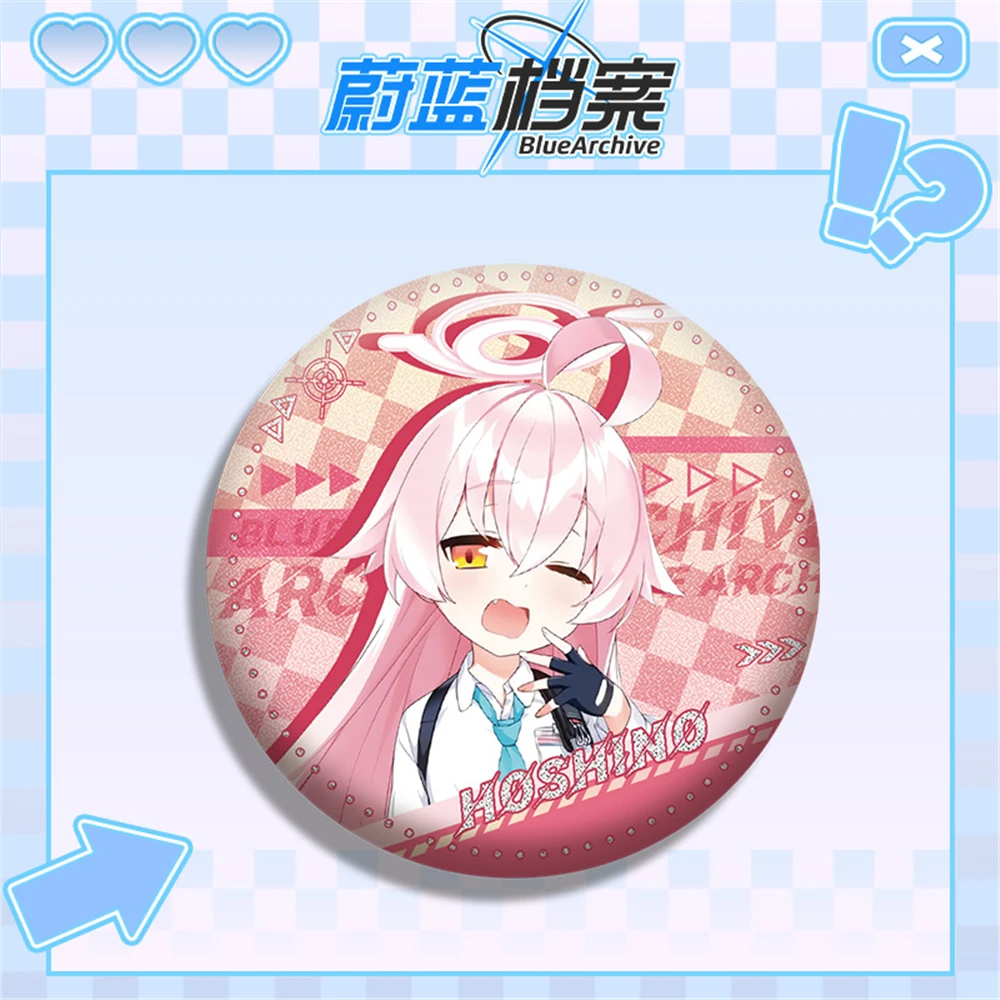 Игра Синий Архив Takanashi Hoshino Hayase Yūka Sunonara Syunn Косплей Костюм Значок Pin SPTE Жесть Брошь